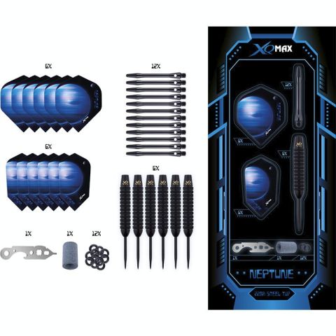 XQ Max 6 pcs steel tip dart set 22g