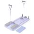 Gymstick Pilates V Reformer Pilateslauta, Wild Lavender